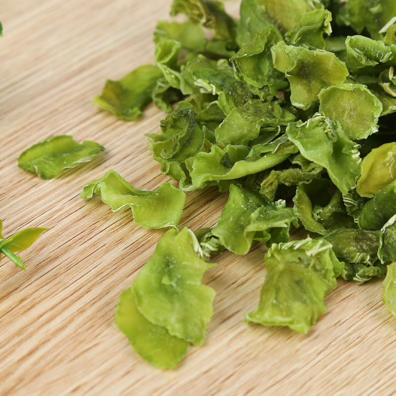 Dehydrated lettuce Dehydrated lettuce