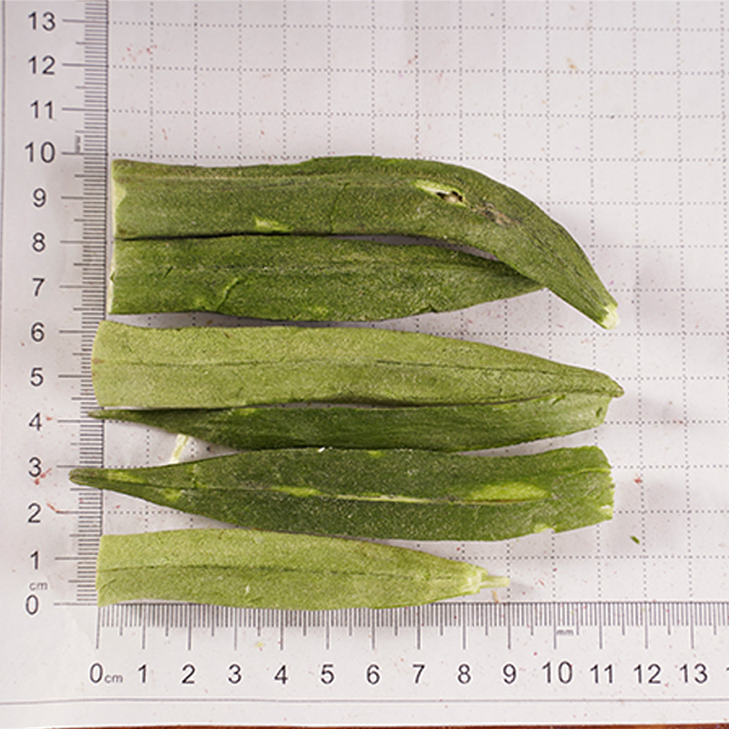 I -freeze ang pinatuyong okra I -freeze ang pinatuyong okra