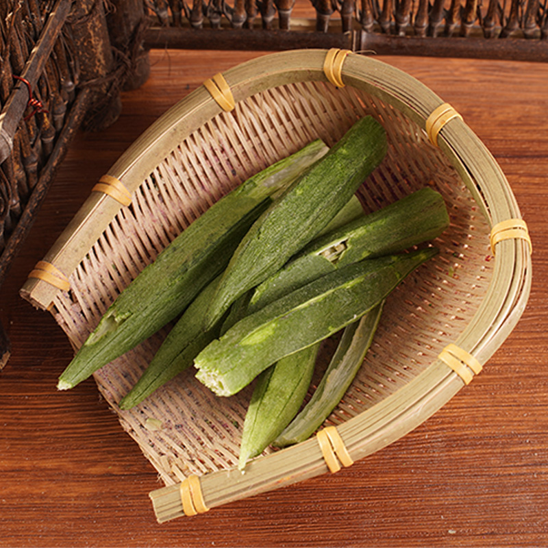 I -freeze ang pinatuyong okra I -freeze ang pinatuyong okra