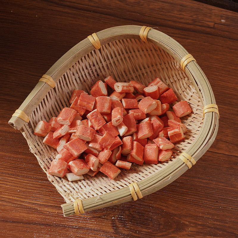 I -freeze ang pinatuyong imitasyon crab I -freeze ang pinatuyong imitasyon crab